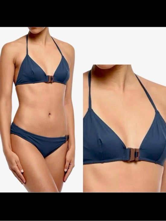 Eres Other - NWT ERES “Edge Cut” Triangle Bikini Top With Buckle Detail in Navy